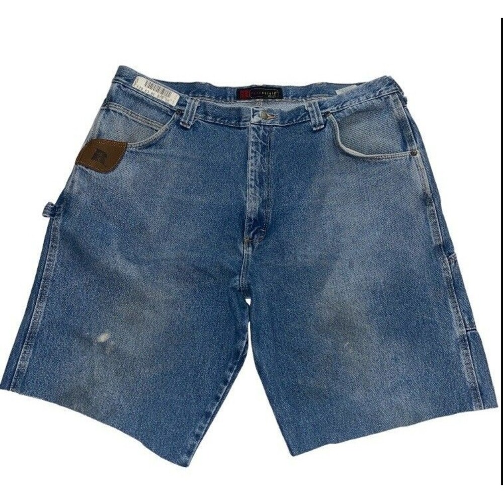 Wrangler Denim Jean Shorts Men’s 42 FR Riggs Workwear Jorts Cutoffs 11 in Inseam